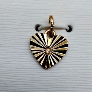 Heart Pendant 14K Gold-Plated, brand-new